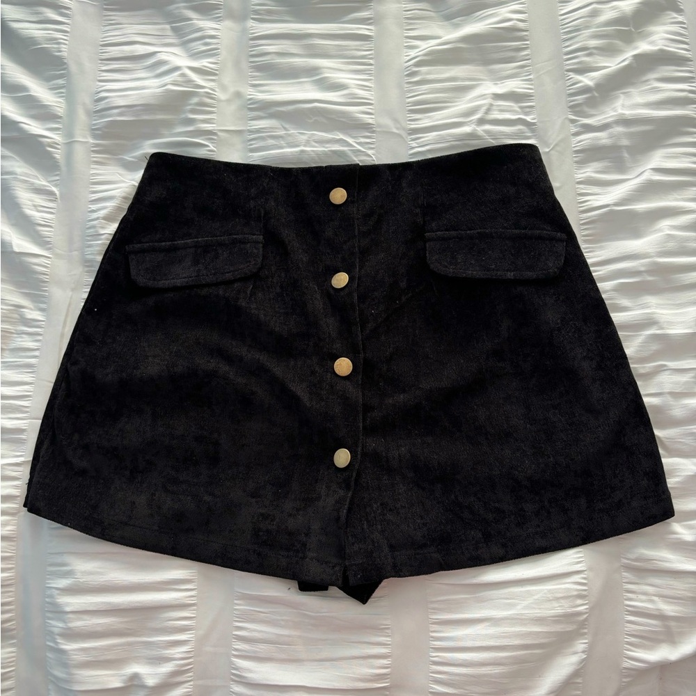 Black Mystique Boutique Skort